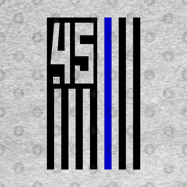 45 Supports The BLUE Flag (Vert) by SEspider